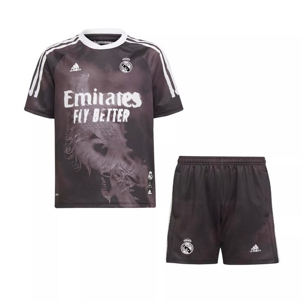 Camiseta Real Madrid Human Race Niños 2020 2021 Negro